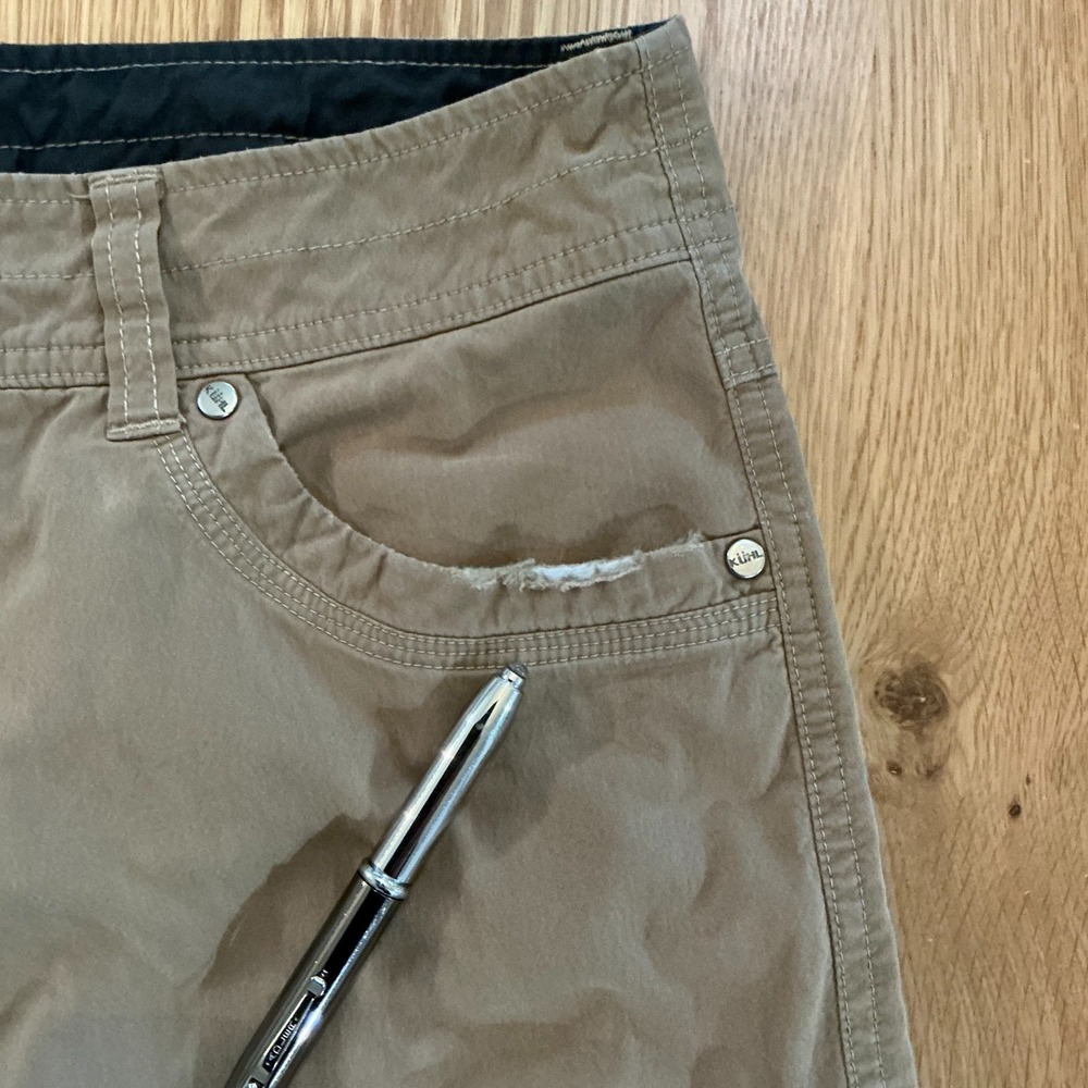 KUHL Revolvr‎ Pants W32 Light Brown Khaki Cotton Nylon Vented Men's - Picture 11 of 11